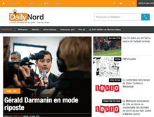 Tablet Screenshot of dailynord.fr